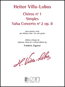 Choros No. 1, Simples & Valsa Concerto No. 2 Op. 8 Guitar and Fretted sheet music cover